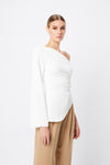 Mossman Novel Top White