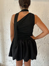 One Shoulder Top Black