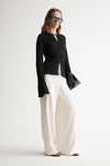 Elka Collective Aspen Crochet Knit Black