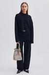 Second Female Stinna Knit Trousers Black