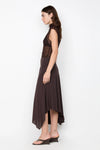 Bec & Bridge Mia Asym Midi Skirt Chocolate