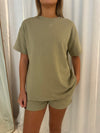 AK Oversized Tee Pistachio