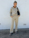 Quarter Zip Fleece Jumper Sage