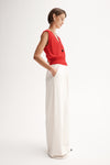 Elka Collective Halifax Knit Vest Red