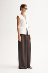 Elka Collective Santori Knit Top White