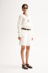 Elka Collective Chester Knit Jumper Ecru