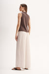 Elka Collective Lana Knit Vest Chocolate