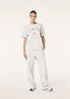 PE Nation The Liberation Tee In Light Grey Marle