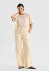 Morrison Dallas Knit Tee Milk