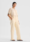 Morrison Dallas Knit Tee Milk