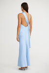 Significant Other Lucile Draped Maxi Dress Ice Blue