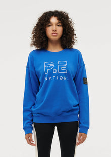  PE Nation Heads Up Sweat Electric Blue