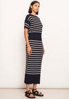 POL Clothing Ezra Skirt Ink/Pebble