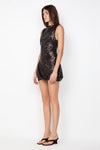 Bec & Bridge Romilly Mini Dress Dark Chocolate