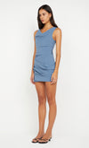 Bec & Bridge Priscilla Mini Dress Steel Blue