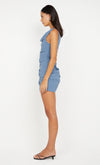 Bec & Bridge Priscilla Mini Dress Steel Blue