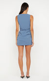 Bec & Bridge Priscilla Mini Dress Steel Blue