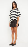 Bec & Bridge Kylo Jersey Tee Ink/Ivory Stripe