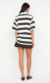 Bec & Bridge Kylo Jersey Tee Ink/Ivory Stripe