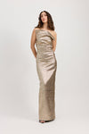 Tojha Tacoma Dress Metallic Champagne