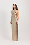 Tojha Tacoma Dress Metallic Champagne