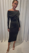 One Fell Swoop Vixen Midi Bracken Velour