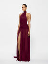 Effie Kats Verity Gown Burgundy