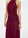 Effie Kats Verity Gown Burgundy