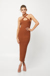 Mossman Dreaming Wild Dress Ginger Biscuit