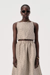 Elka Collective Chain Print Top Tan