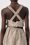 Elka Collective Chain Print Top Tan