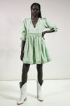 Rue Stiic Hunter Mini Dress Pistachio