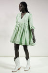 Rue Stiic Hunter Mini Dress Pistachio