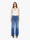 Mother Denim The Mid Rise Maven Sneak Over The Top