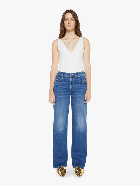 Mother Denim The Mid Rise Maven Sneak Over The Top