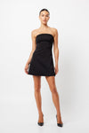 Mossman Shortcut Mini Dress Black