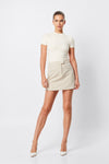 Mossman Lourdes Mini Skirt Natural