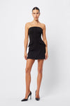 Mossman Linear Mini Dress Black