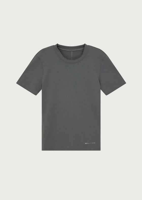 PE Nation Foundation Tee Gunmetal