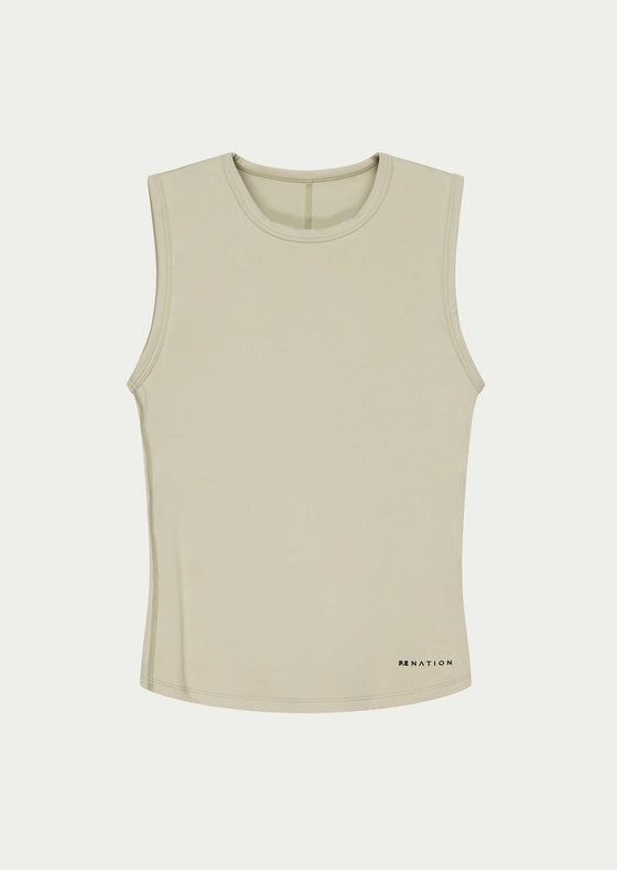 PE Nation Foundation Muscle Tank Overcast