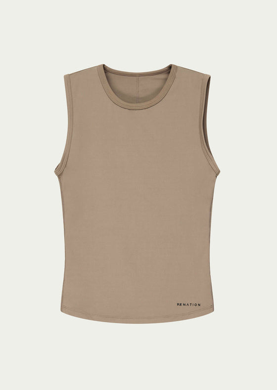 PE Nation Foundation Muscle Tank Fossil