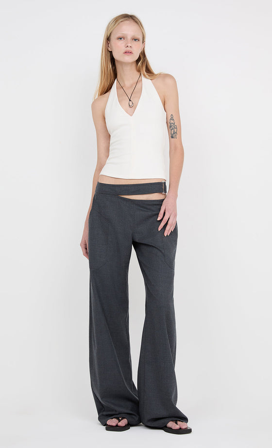 Bec & Bridge Ione Halter Top Ivory