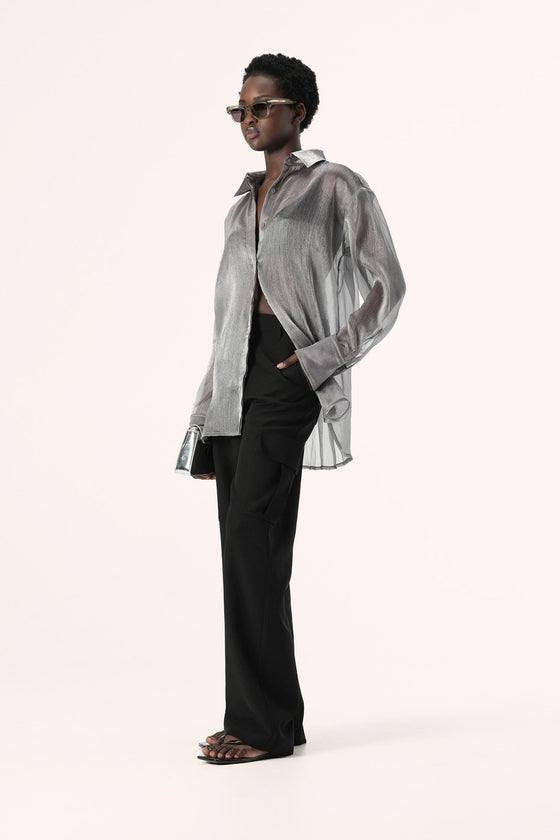 Elka Collective Amari Shirt Gunmetal