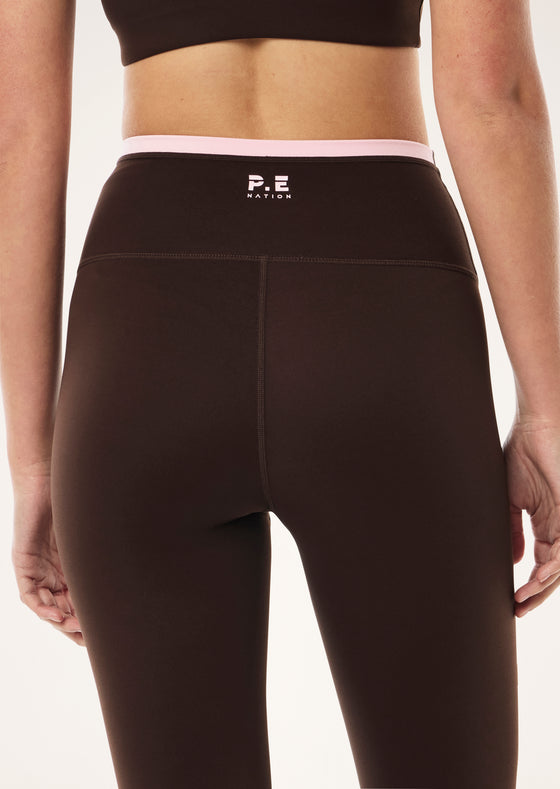 PE Nation Vita Full Length Legging Espresso