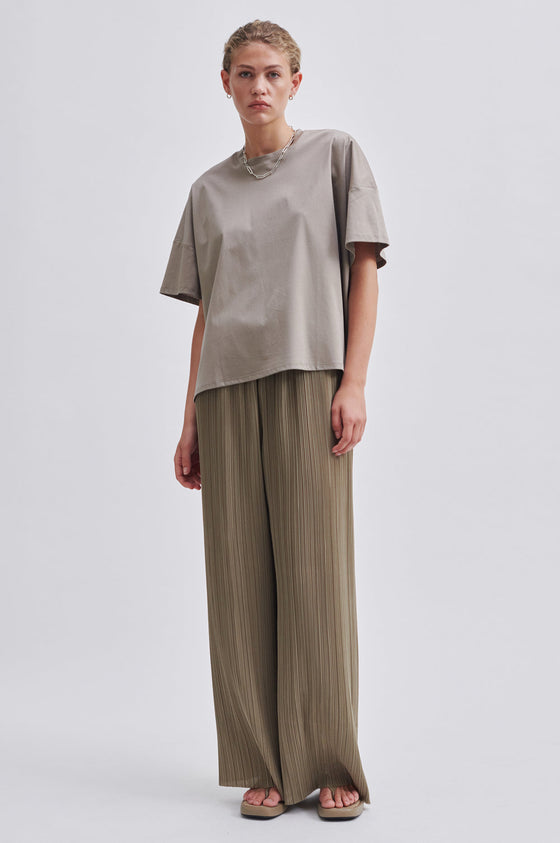 Second Female Tracy Textured Pant Roasted Cashew