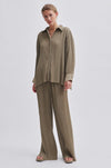 Second Female Tracy Textured Pant Roasted Cashew