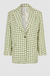 Second Female Ville Houndstooth Blazer French Oak