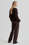 Second Female Fique Classic Trousers Chocolate Plum
