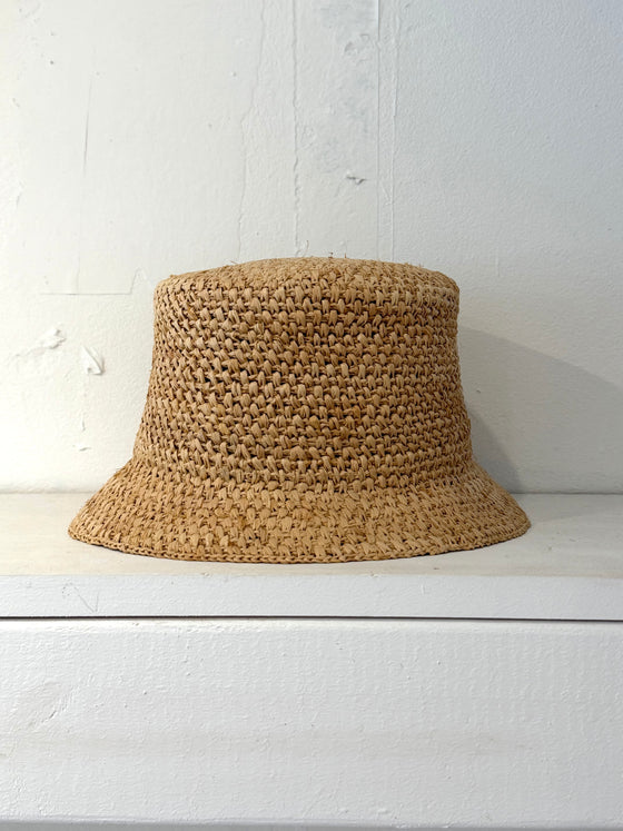 Raffia Bucket Hat