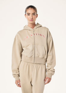  PE Nation Eastside Zip Through Oxford Tan